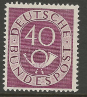 ALLEMAGNE FEDERALE Yvert N° 19 NEUF** LUXE SANS CHARNIERE / Hingeless / MNH - Ungebraucht