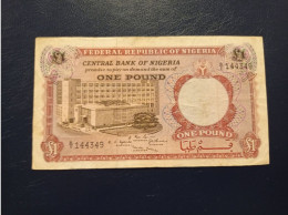 Billet 1 Pound Nigeria - REF-B1.411 - Nigeria
