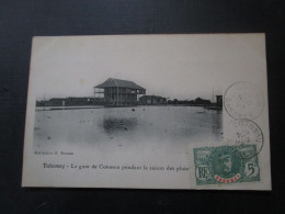 Benin Gare De Cotonou   Timbrée Dahomey - Benin