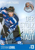 Autogramm Eishockey Stefan Loibl Straubing Tigers 17-18 EV Landshut Skellefteå AIK Adler Mannheim Kaufbeuren Rosenheim - Sports D'hiver