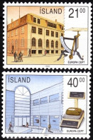 ICELAND / ISLAND 1990 EUROPA: Post Offices, Architecture. Complete Set, MNH - 1990