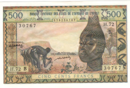 BCEAO 500 FRANCS UNC  H.72 B 30767 - États D'Afrique De L'Ouest