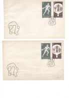 2 Enveloppes De Chine 1963 - Sonstige & Ohne Zuordnung