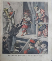 1898 Revue " LE PETIT JOURNAL " LE JEUNE SAUVAGE DE SAINT OUEN - 1850 - 1899