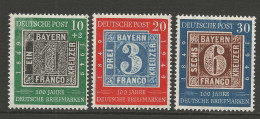 ALLEMAGNE FEDERALE Yvert N° 2A à 2C NEUF** LUXE SANS CHARNIERE / Hingeless / MNH / Signé - Ungebraucht