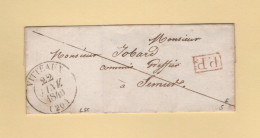 Vitteaux - 20 - Cote D Or - PP Port Paye - Sans Correspondance - 1801-1848: Précurseurs XIX