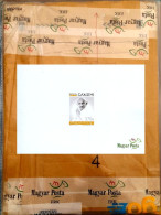 HUNGARY 2019 - 150th Birth Anniversary Of Mahatma Gandhi - "DELUXE PROOF" / DIE CARD As Per Scan - Mahatma Gandhi