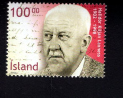 1917467010 2002 SCOTT 960 (XX) POSTFRIS MINT NEVER HINGED  -  HALLDÓR LAXNESS -NOBEL PRIZE LITERATLURE 1955 - Unused Stamps