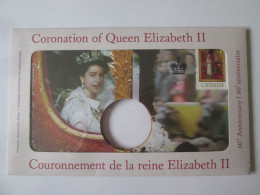 Canada Envel.philatelique Sans Monnaie,reine Elizabeth II,60e Anniv.tirage Limite A 10000/Philat.cover Without Coin2013 - Cartas & Documentos