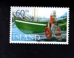 1917472554 2002 SCOTT 956 (XX) POSTFRIS MINT NEVER HINGED  -  FIRST MOTORBOAT IN ICELAND - CENT. - Neufs