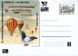 CDV A Czech Republic Essen Stamp Fair 2016 Baloon Pigeon - Pigeons & Columbiformes