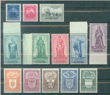 BELGIQUE - 1947 - MNH/***- LUXE - YEAR COMPLETE  - COB 748-760  - Lot 25945 - QUOTE 100.00 EUR - Años Completos