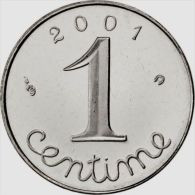 ** 1 CENT EPI 2001 BU **86** - 1 Centime