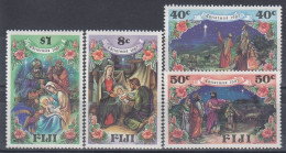 FIJI 573-576,unused,Christmas 1987 - Fidji (1970-...)