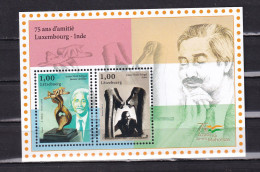 LUXEMBOURG-2023-RELATIONS WITH INDIA-SHEET-MNH. - Nuevos