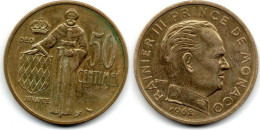 MA 28970  / Monaco 50 Centimes 1962 TTB - 1960-2001 Francos Nuevos