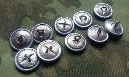 Buttons, Boutons Allemagne Wehrmacht 10 Pcs - 1939-45