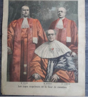 1899 LE PETIT JOURNAL - LES JUGES ENQUÊTEURS DE LA COUR DE CASSATION - 1850 - 1899