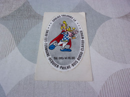 Asterix : Ancien Autocollant Belgique Association Gaulois Toujours La - Stickers