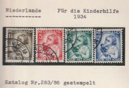 Niederlande - Marken Gestempelt-Kinderhilfe 1934 - Gebruikt