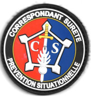 Ecusson PVC GENDARMERIE CORRESPONDANT SURETE PREVENTION SITUATIONNELLE - Police & Gendarmerie