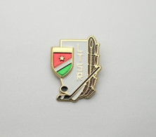 Official Badge Of The Lithuanian Soviet Socialist Republic Ice Hockey Federation - Sport Invernali