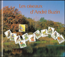 "LES OISEAUX D' ANDRE BUZIN" LIVRE N°1/3 - Livre édité Par LA POSTE En 1992 Avec Les 24 Timbres Neufs - RRR - Picchio & Uccelli Scalatori