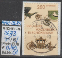 2022 - ÖSTERREICH - SM "100 J. Wagenburg I. Schönbrunn" 250 C Mehrf.- O Gestempelt - S.Scan (3683o 01-02 ABs  At) - Gebraucht