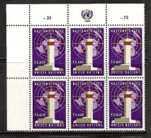 UNITED NATIONS---Geneva  Scott # 1** MINT NH INSCRIPTION BLOCK Of 6 (CONDITION AS PER SCAN) (LG-1695) - Neufs