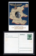 ADOLF HITLER - DER FÜHRER - 13 MÄRZ 1938 EIN VOLK EIN REICH EIN FÜHRER - CARTOLINA POSTKARTE FG NUOVA - War 1939-45