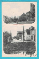 * Lanklaar - Lanklaer (Dilsen Stokkem - Limburg) * (nr 7) Kerkstraat, Kanaalstraat, Rue De L'église, Rue Du Canal Animée - Dilsen-Stokkem