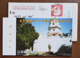 Beijige Birthplace Of Chinese Modern Meteorology,weather Station,founder's Statue,CN04 Jiangsu Meteorology Bureau Ad PSC - Climate & Meteorology