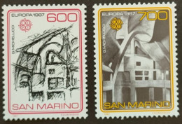 SAINT MARIN / YT 1148 - 1149 / EUROPA - ARCHITECTURE / NEUFS ** / MNH - Neufs