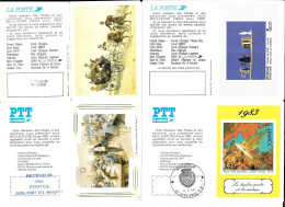 AA12 - LOT CALENDRIERS DES POSTES - Petit Format : 1981-90