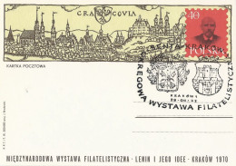 Poland Postmark D72.04.29 KRAKOW.03: Philatelic Exhibition Senta Crest - Interi Postali