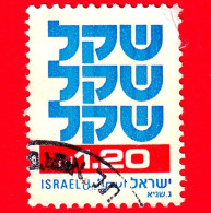 ISRAELE -  Usato - 1982 - Simboli - Standby Sheqel - 1.20 - Gebraucht (ohne Tabs)