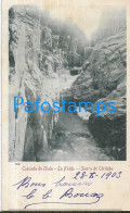 219444 ARGENTINA CORDOBA LA FALDA CASCADA DE OLAIN POSTAL POSTCARD - Argentina
