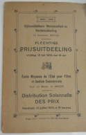 Rijksmiddelbare Meisjesschool En Handelsafdeling Spiegelrei Brugge Plechtige Prijsuitdeeling 1934 Palmares - Historia