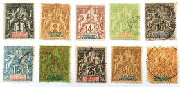 Guadeloupe  N° :  27 à 36 (neuf Ou Oblitéré : Voir Photo) - Used Stamps