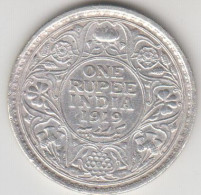 India, Compagnia Delle Indie - George V° -  " One Rupee "  Anno 1919 Arg. 9,17 - Kolonien