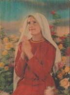 The Young Woman Praying - 3D - Stereoscopique - Cartoline Stereoscopiche