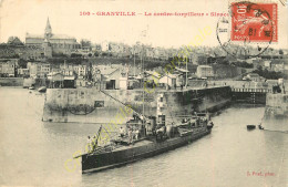 50.  GRANVILLE .  Le Contre-torpilleur SIROCO . - Granville