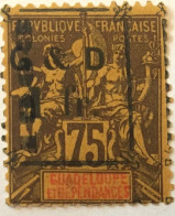 Guadeloupe  N° 53**  Variété 53Ff (1903 Vertical à Gauche) Très Rare - Unused Stamps