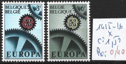 BELGIQUE 1415-16 * Côte 1.50 € - 1967