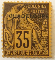 Guadeloupe  N°23 Neuf* Rare - Unused Stamps