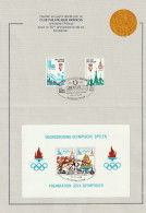 Jeux Olympiques Moscou 1980 Exposition Braphil 78 - Documents Commémoratifs