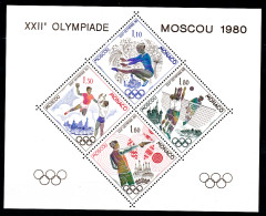 Monaco _ Jeux Olympique De Moscou -1980 - Y&T BF N° 11 MNH ** - Cote € 300.- - Estate 1980: Mosca