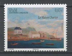 SPM Miquelon 2013  N° 1061 ** Neuf MNH  Superbe C 2,50 € La Maison Chartier Bateaux Boats Drapeaux Flags Port - Unused Stamps