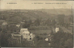 LA NORMANDIE , PONT D'OUILLY , Panorama Sur La Vallée Du Noireau , 1912 , µ - Pont D'Ouilly