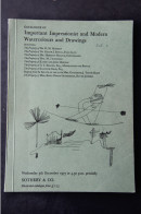 Sotheby&Co 5/12/1973 Catalogue Of Impressionist &modern Watercolours &drawings + Price List! - Zeitschriften & Kataloge